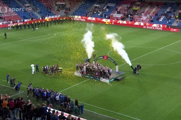 

Slavnostní ceremoniál po finále  Plzeň – Sparta Praha

