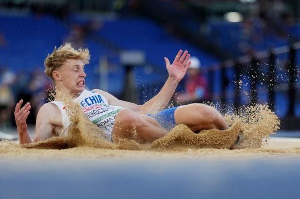

Meindlschmid si věřil v Římě na 815 cm a na osobání rekord cílí i na olympijských hrách

