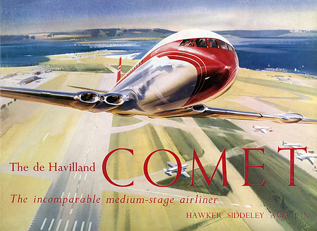 První tryskový dopravní letoun de Havilland DH106 Comet vzlétl před 75 lety