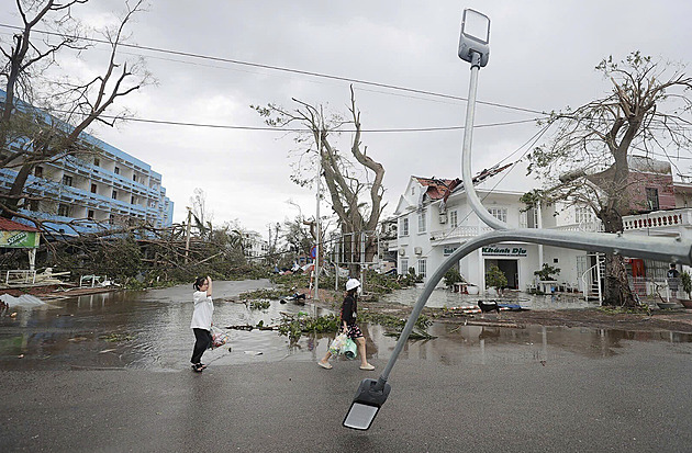 Yagi zpustošil sever Vietnamu, zabíjel a miliony lidí nechal bez elektřiny