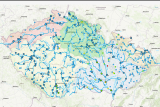 Podívejte se na mapu aktuálních stavů řek a jejich průtoků v celém Česku