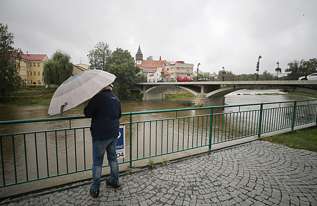 Řeky nejrychleji stoupají v Jeseníkách, Bělá překonává prognózy