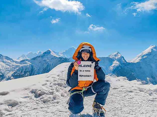 Na Everestu je zajímavá hranice mezi egem a racionalitou, říká horolezkyně