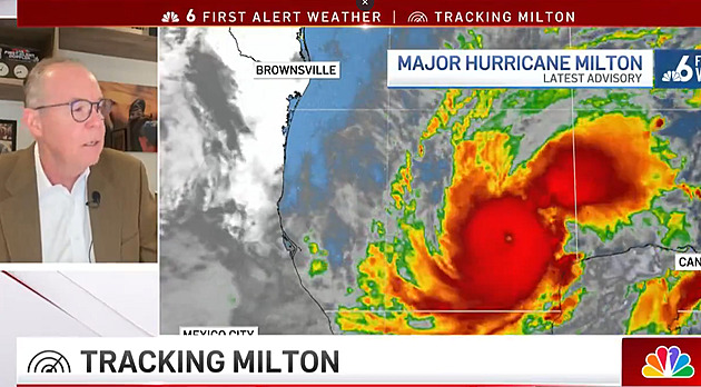 Meteorolog stěží přemáhal pláč. Je to strašný hurikán, řekl o Miltonovi