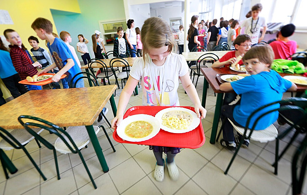 Školní obědy zdarma pro všechny děti nestačily, pod čarou zůstalo osm škol