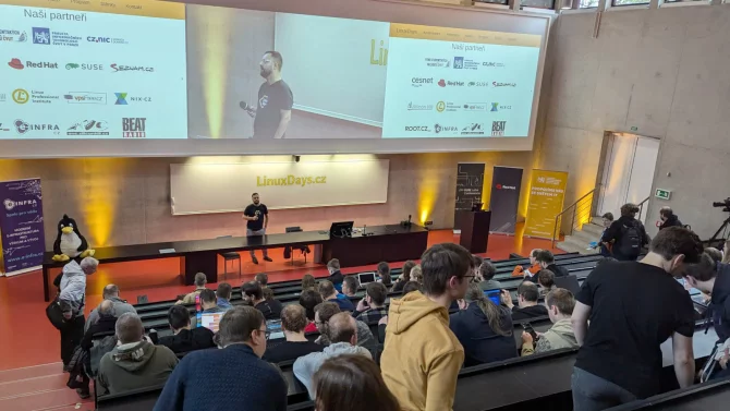 Galerie ze soboty na konferenci LinuxDays 2024