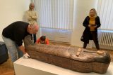 Tři tisíce let. Mostecké muzeum láká návštěvníky na bohatě zdobený staroegyptský sarkofág