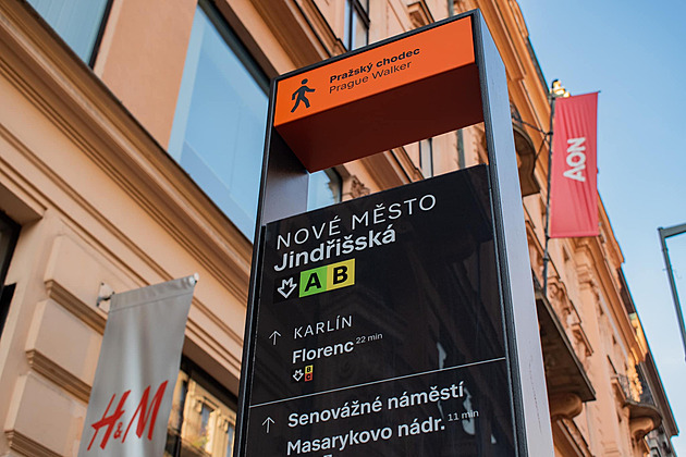 U muzea za osm minut. Praha na Václaváku vztyčila první směrový obelisk