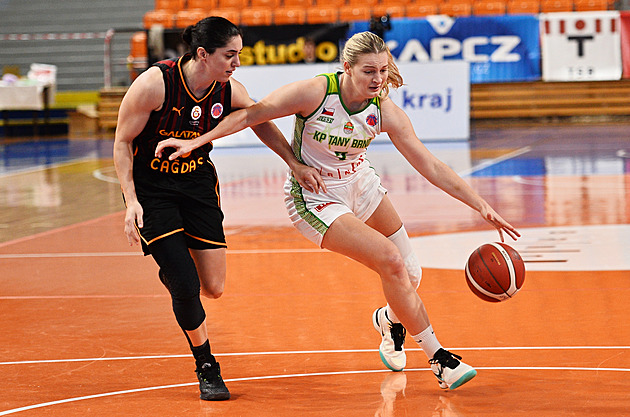 Lekce od giganta. Basketbalistky KP Brno v Eurocupu podlehly Galatasarayi