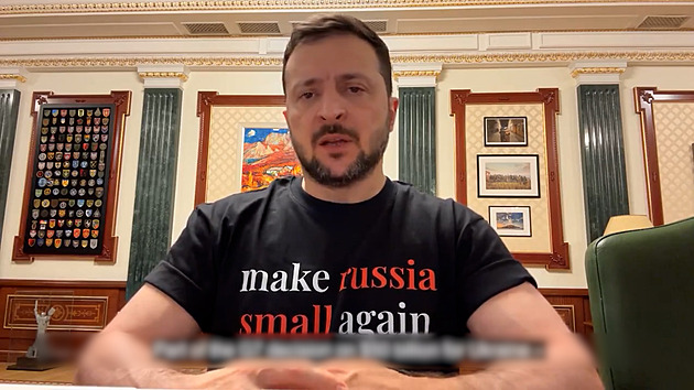 Udělejme Rusko opět malým. Zelenskyj se s trikem inspiroval u Trumpa