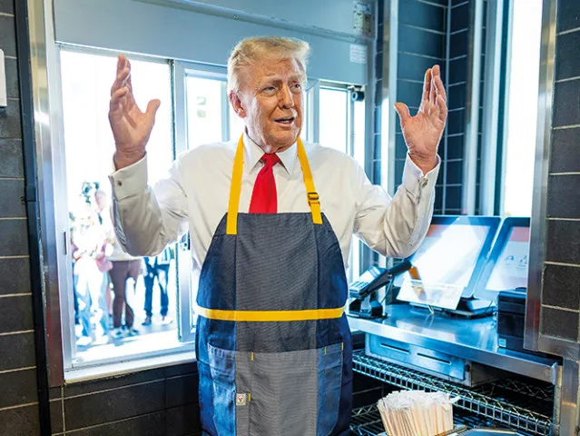 Co ukázala Trumpova směna u McDonald’s