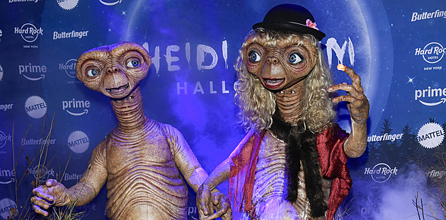 Heidi Klumová jako E.T. Nejlepší halloweenský kostým, chválí fanoušci