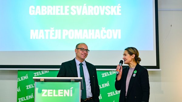 Zelené povedou spolu bývalá diplomatka Svárovská a zastupitel Prahy 16 Pomahač