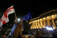 Demonstranti v Gruzii žádají nové volby pod mezinárodním dohledem