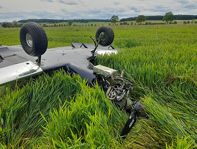 Na Opavsku se zřítilo malé sportovní letadlo, jeho pilot na místě zemřel