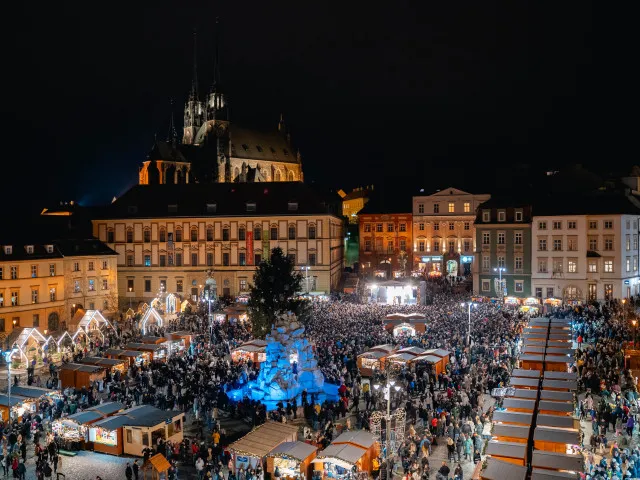 Brno odstartovalo vánoční trhy. Navíc je Evropské hlavní město Vánoc 2024