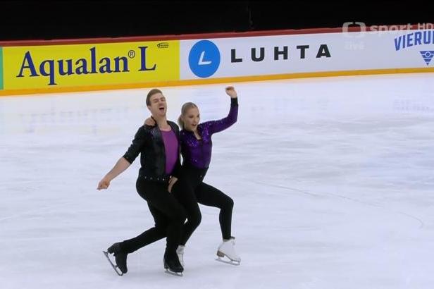 

Rytmický tanec sourozenců Taschlerových na Grand Prix Finska

