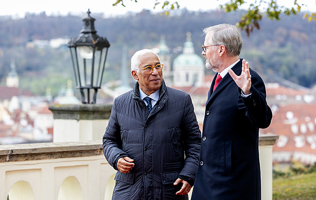 Fiala a Pavel přijali zvoleného předsedu Evropské rady Antónia Costu