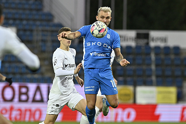 Slovácko - Mladá Boleslav 1:1, premiéra nového kouče Smetany, bod zajistil Krmenčík