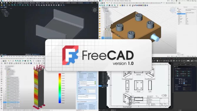 Projekt quBSD se inspiroval Qubes, FreeCAD 1.0 vyšel po 22 letech