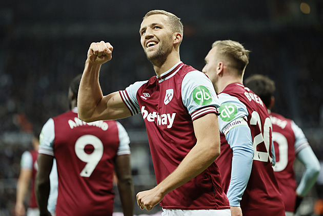 Součkův 30. gól v Premier League nasměroval West Ham k výhře v Newcastlu