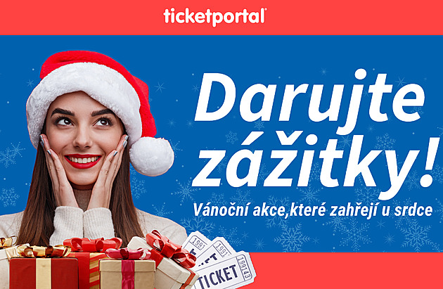 Nadělte letos pod stromeček dárky plné zážitků s poukázkami Ticketportalu