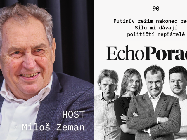 Miloš Zeman na Echo Poradě: Putinův režim nakonec padne. Sílu a energii mi dodávají političtí nepřátelé