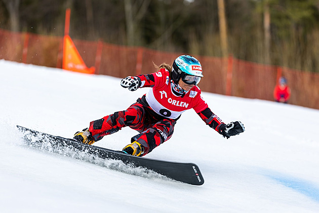 Rieglerová se v 51 letech blýskla druhým místem na SP snowboardistek