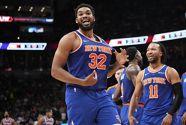 Štístko Towns a smolař Barnes. Knicks zdolali Toronto, které končilo bez opory