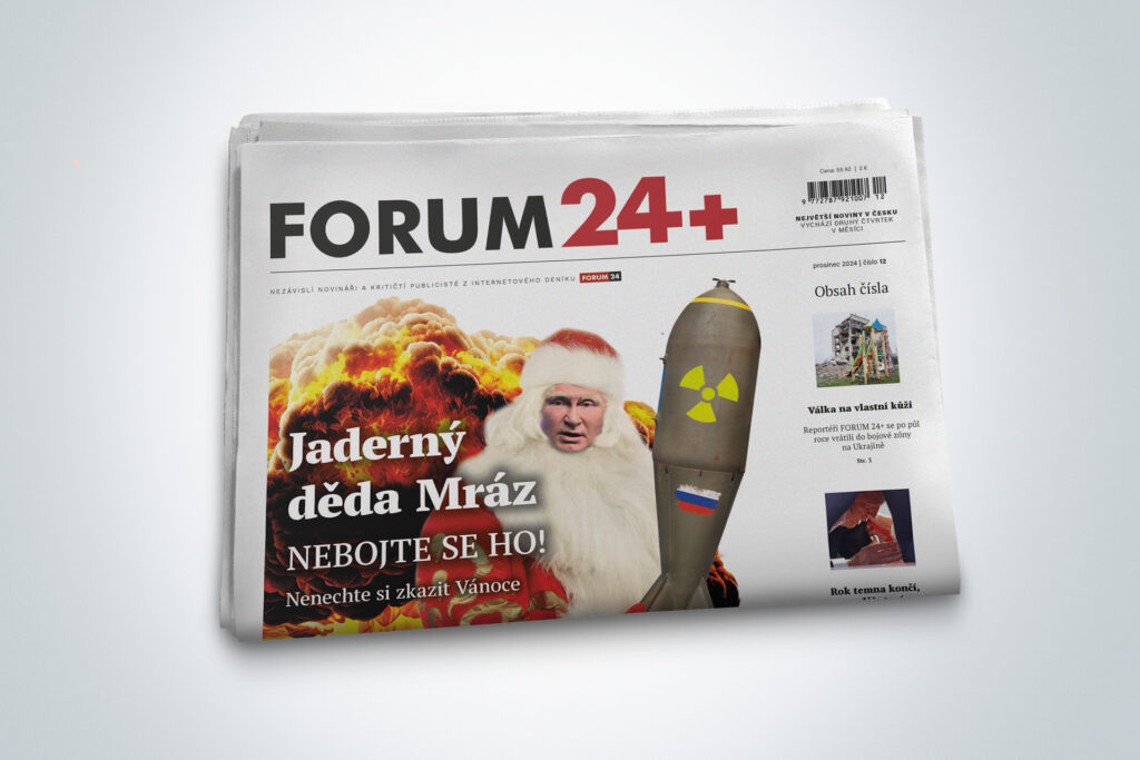 Jaderný děda Mráz, události roku 2024 a bramborový salát. Prosincové číslo měsíčníku FORUM 24+ je tu