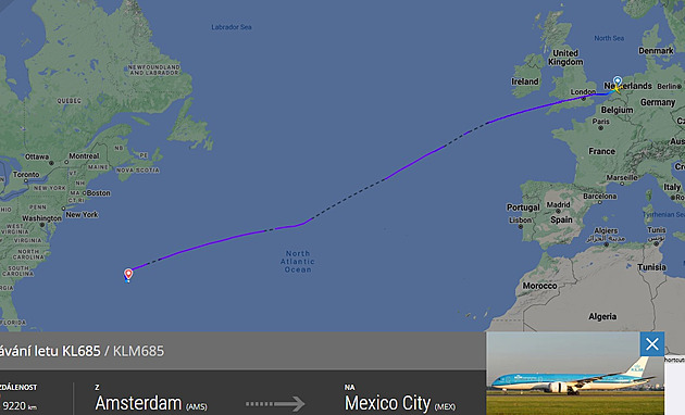 Zápach prasat změnil trasu. Let z Amsterdamu nouzově přistál na Bermudách