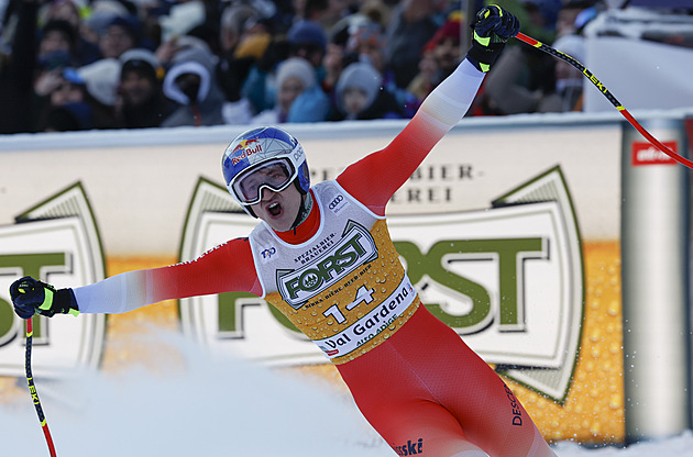 Odermatt premiérově slaví po sjezdu ve Val Gardeně, Zabystřan znovu bodoval