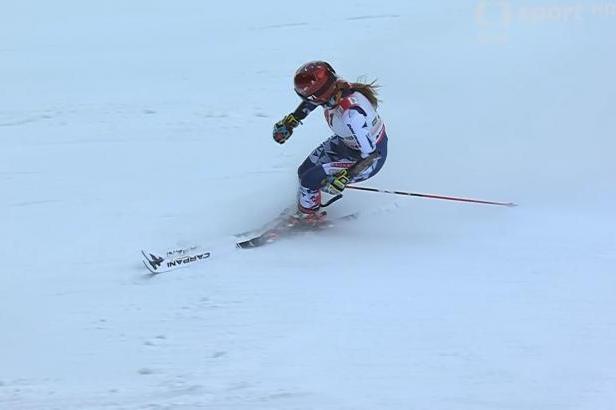 

Nedokončená jízda Adriany Jelínkové v obřím slalomu v Semmeringu

