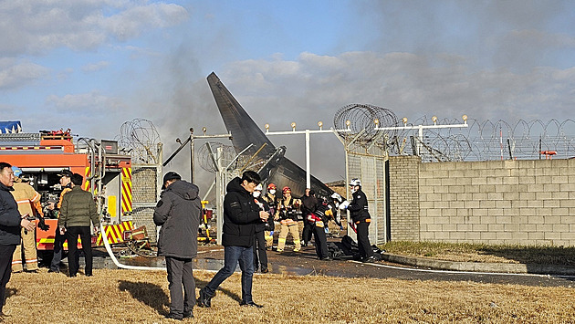 Pilot jihokorejského letadla volal mayday, přeživší zmínila srážku s ptáky