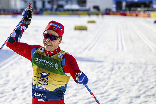 Třetí etapa Tour de Ski vyzdvihla obhajujícího Amundsena, Novák byl 49.