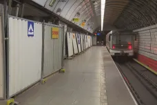 Na Pankráci a Českomoravské pražské metro od pondělí nezastaví