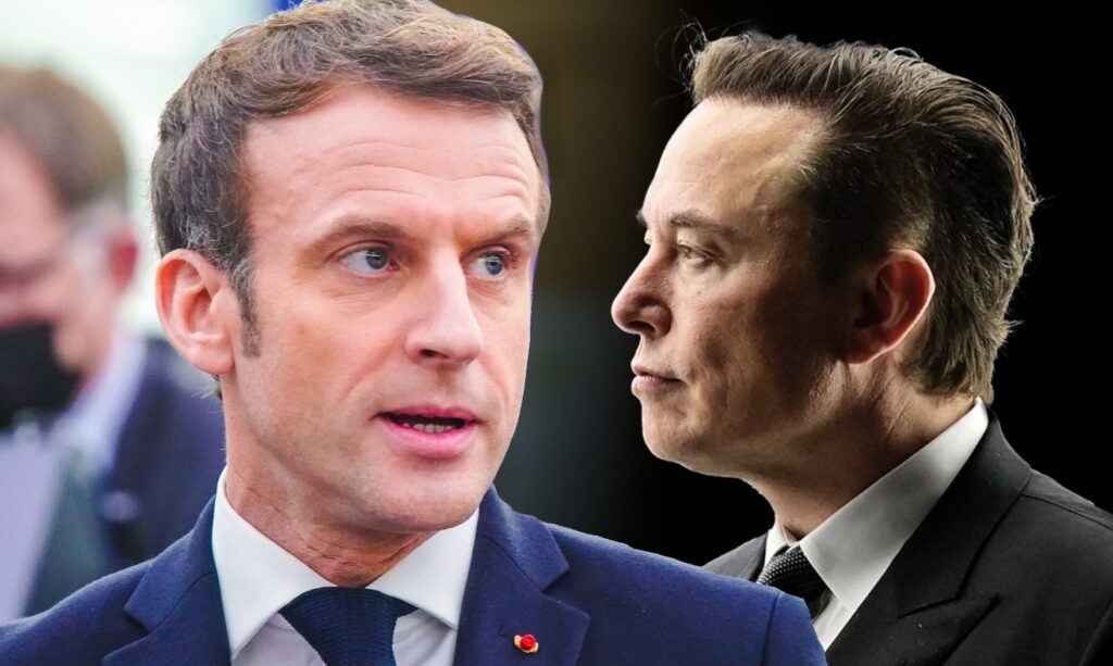 Emmanuel Macron kritizoval Elona Muska za jeho vměšování do evropské politiky