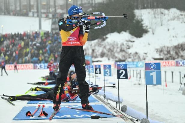 

Sestřih sprintu biatlonistek v Oberhofu

