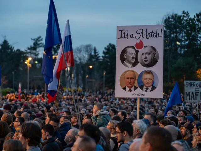 „Pokud padne Kyjev, budeme další na řadě.“ Herec Trojan demonstroval na Slovensku