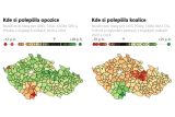 Pohled do voličských map neukazuje vládě dobré zprávy. ANO může zopakovat dominanci v půlce krajů