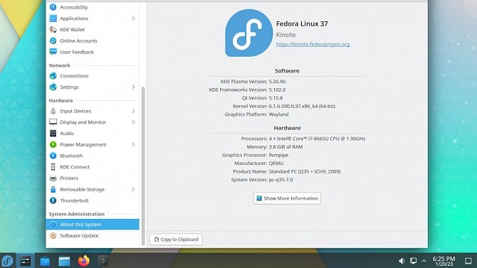 Fedora KDE Plasma Edition jako systém pro tvůrce digitálního obsahu