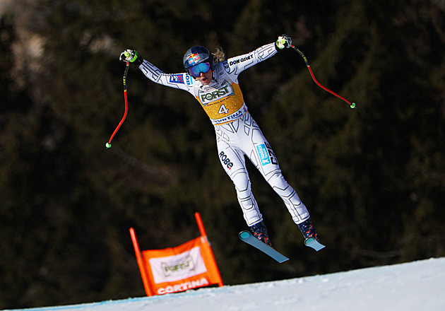 Super-G ONLINE: Ledecká opět v Cortině. Ženy jedou superobří slalom