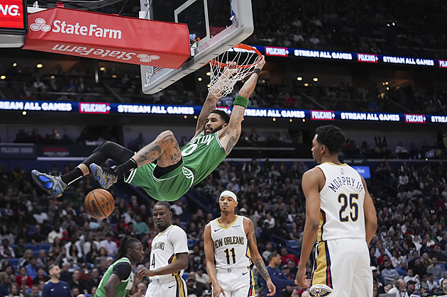 Boston se v New Orleans nadřel, o výhře mistra rozhodl Tatum v poslední sekundě