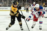 Pastrňák pomohl hattrickem k porážce New York Rangers 6:3, Zacha oslavil svůj 600. zápas v NHL gólem