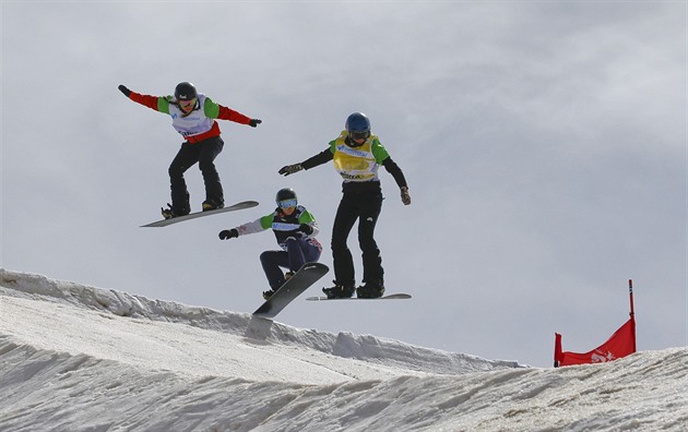 Snowboardcrossařka Hrůšová jela opět malé finále a zopakovala osmé místo