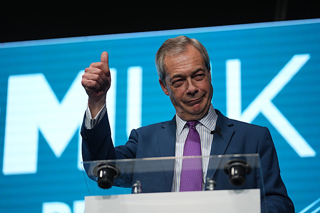 Brexitář Farage boří průzkumy. Jeho partaj by teď v Británii volilo nejvíc lidí