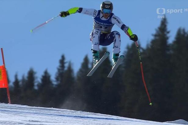 

Jízda Jana Zabystřana v super-G na MS v Saalbachu

