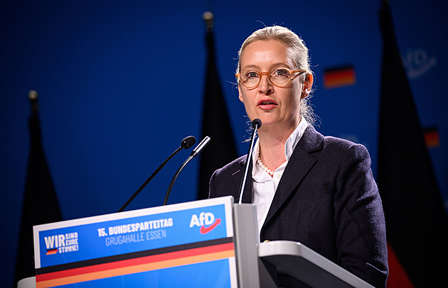 Hitlerův knírek na tváři kandidátky AfD na kancléřku. Náhoda, nebo úmysl, řeší Němci