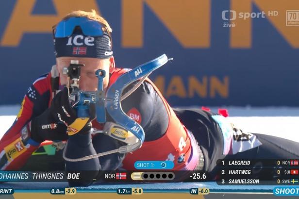 

Sestřih sprintu biatlonistů na MS v Lenzerheide

