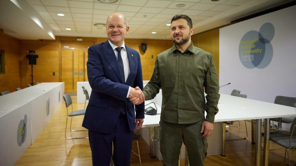 Německo nikdy nepodpoří mír, který bude Ukrajině nadiktován, řekl Scholz